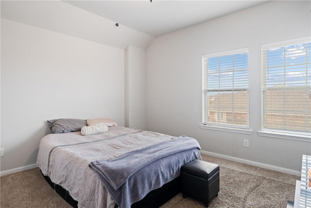 24107 Noble Darcy Ln, Katy, TX 77493 - carpeted bedroom with baseboards and lofted ceiling
