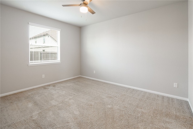 996 Marquis Dr, Bryan, TX 77803 - unfurnished room with a ceiling fan, carpet, and baseboards