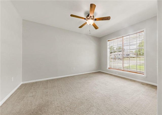 3614 Oak Ridge Dr, Bryan, TX 77802 - spare room featuring carpet flooring and ceiling fan