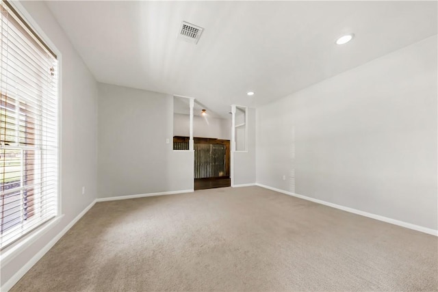 3614 Oak Ridge Dr, Bryan, TX 77802 - unfurnished room featuring carpet floors and recessed lighting