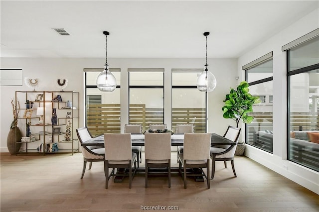 dining room featuring dark wood-type flooring