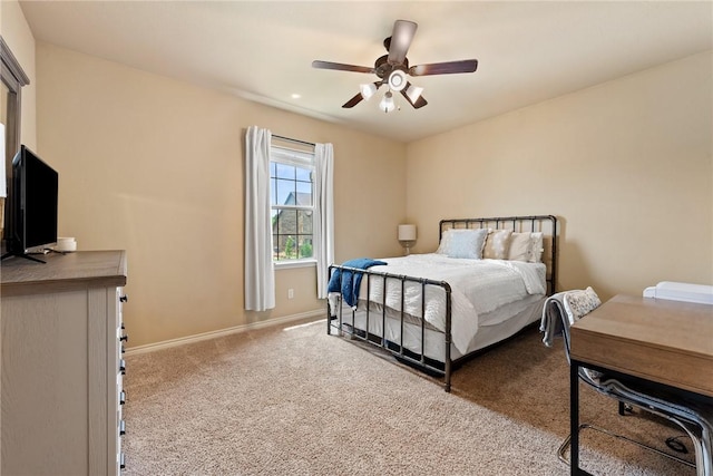 3015 Towers Pkwy, College Station, TX 77845 - bedroom with carpet floors and a ceiling fan