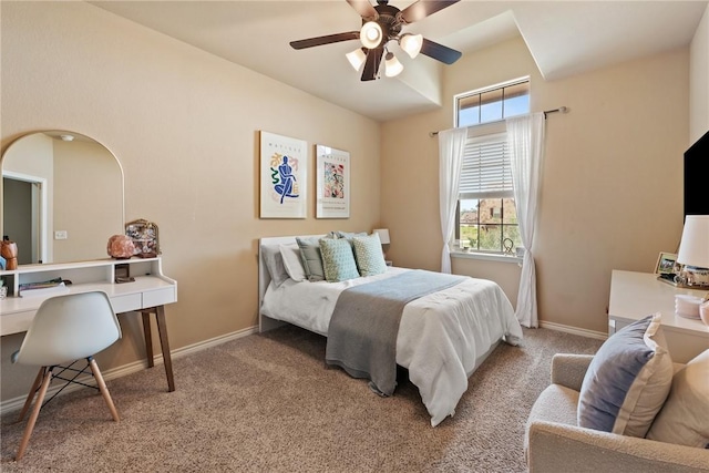 3015 Towers Pkwy, College Station, TX 77845 - carpeted bedroom featuring an office area and a ceiling fan