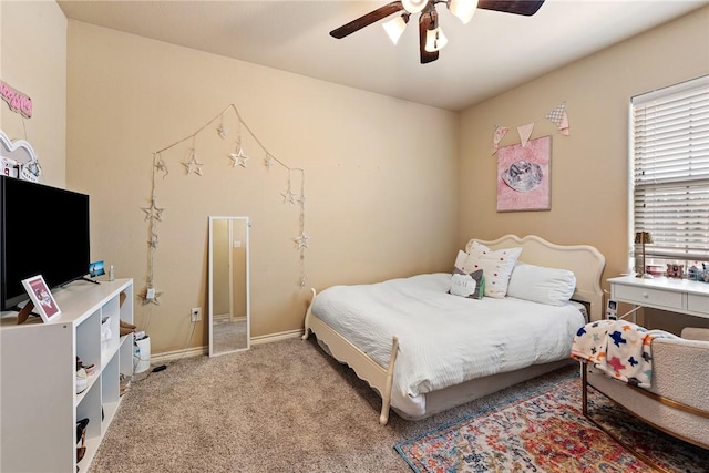3015 Towers Pkwy, College Station, TX 77845 - bedroom with light colored carpet and a ceiling fan