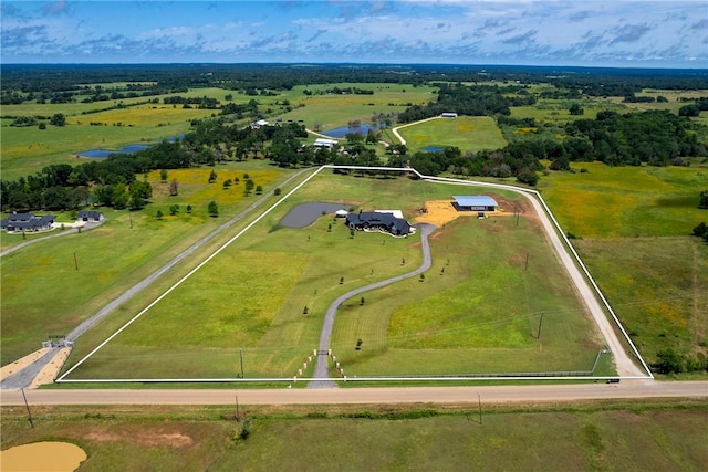 1981 County Road 202, Caldwell, TX 77836 - aerial view of sparsely populated area with a nearby body of water
