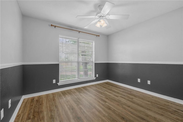 2308 Kuykendall Cir, Bryan, TX 77808 - unfurnished room with wood finished floors and ceiling fan