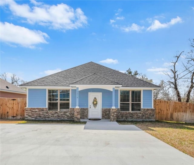 view of front of home