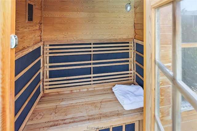 view of sauna / steam room