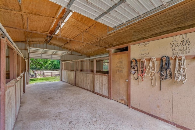 view of stable