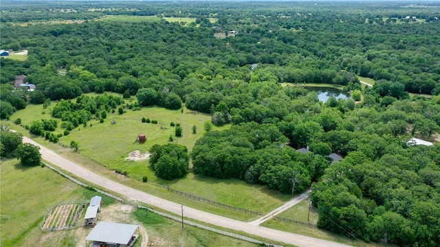 5303 Creek Ln, College Station, TX 77845 - bird's eye view of a heavily wooded area