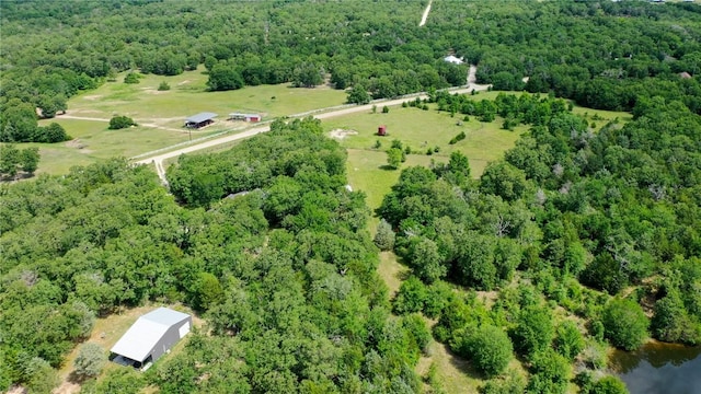 5303 Creek Ln, College Station, TX 77845 - aerial view of property's location with a heavily wooded area