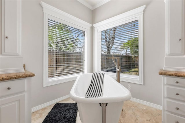 5106 Bellerive Bend Dr, College Station, TX 77845 - bathroom with baseboards and a soaking tub