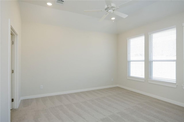 2778 Messenger Way, Bryan, TX 77803 - spare room featuring light colored carpet, baseboards, and recessed lighting