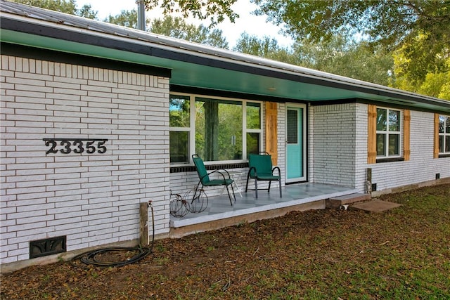 view of rear view of property