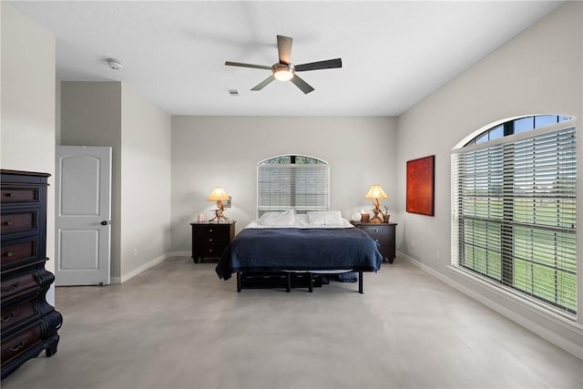9560 County Road 121, Iola, TX 77861 - bedroom featuring baseboards and ceiling fan