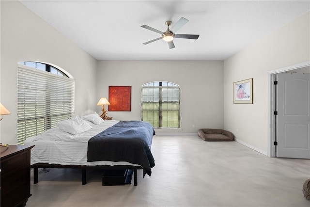 9560 County Road 121, Iola, TX 77861 - bedroom featuring baseboards and ceiling fan