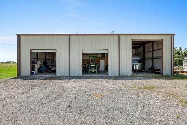 9560 County Road 121, Iola, TX 77861 - detached garage featuring driveway