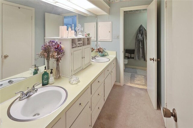 2801 Celinda Cir, College Station, TX 77845 - full bathroom with toilet and double vanity