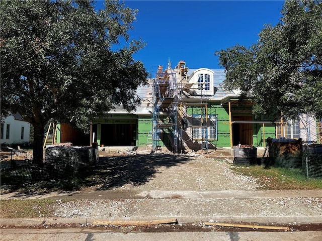 view of front of home