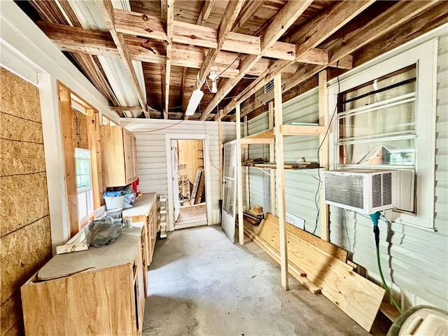 view of stable with cooling unit