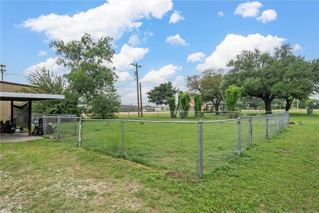 117 S Judge Hailey Dr, Lott, TX 76656 - view of yard featuring fence
