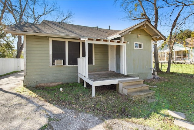 view of bungalow-style house