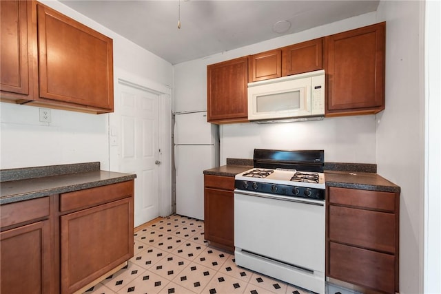 kitchen with white appliances