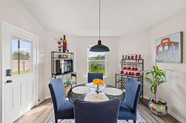 2110 Chief St, Bryan, TX 77807 - dining room with wood finished floors and baseboards