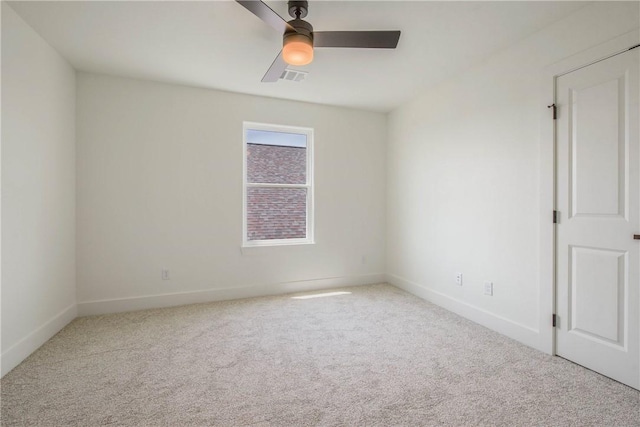 3034 Teller Dr, Bryan, TX 77808 - carpeted empty room with a ceiling fan and baseboards
