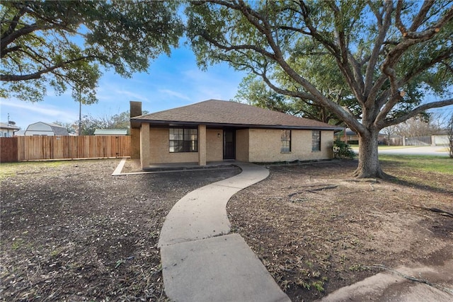 view of ranch-style house