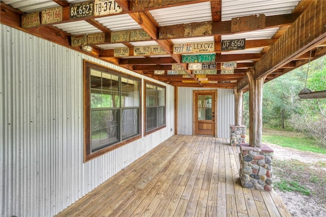 23405 Martha Williams Rd, Montgomery, TX 77356 - view of wooden terrace