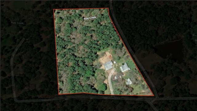 23405 Martha Williams Rd, Montgomery, TX 77356 - map / location featuring property boundaries highlighted