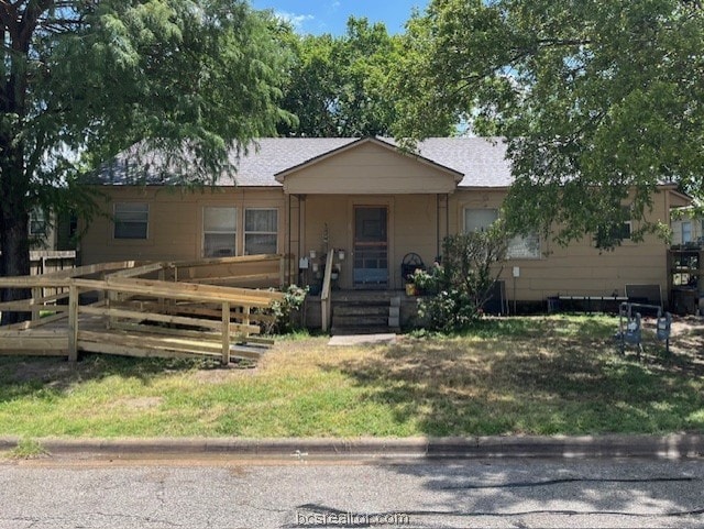 view of front of home