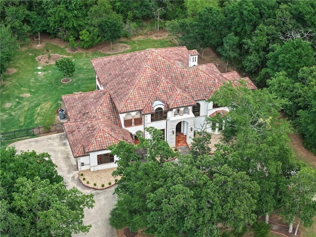 aerial view