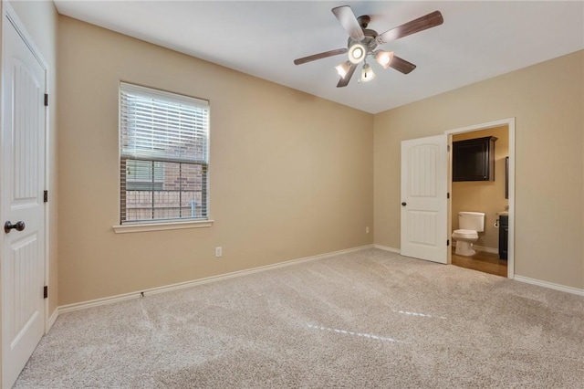 3314 Airborne Ave, College Station, TX 77845 - unfurnished bedroom featuring carpet floors, baseboards, and ensuite bathroom