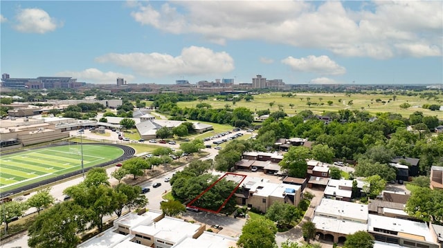 1536 Wolf Run, College Station, TX 77840 - view of urban area featuring property parcel outlined