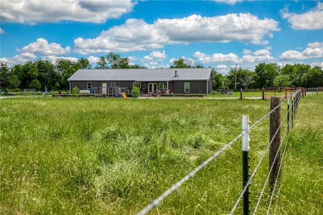 1850 Lcr 439, Groesbeck, TX 76667 - view of front of home with a rural view and metal roof