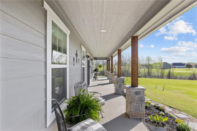 1858 Valley View Dr, Anderson, TX 77830 - covered porch with a lawn