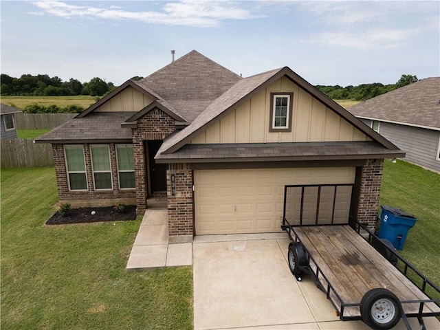 833 Mockingbird St, Navasota, TX 77868 - view of front of house featuring brick siding and board and batten siding