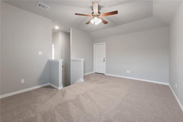6434 Raleigh Loop, College Station, TX 77845 - carpeted empty room featuring a ceiling fan and baseboards