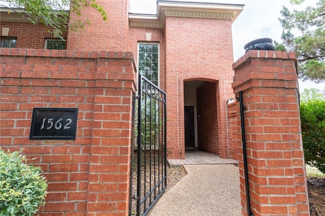 view of entrance to property