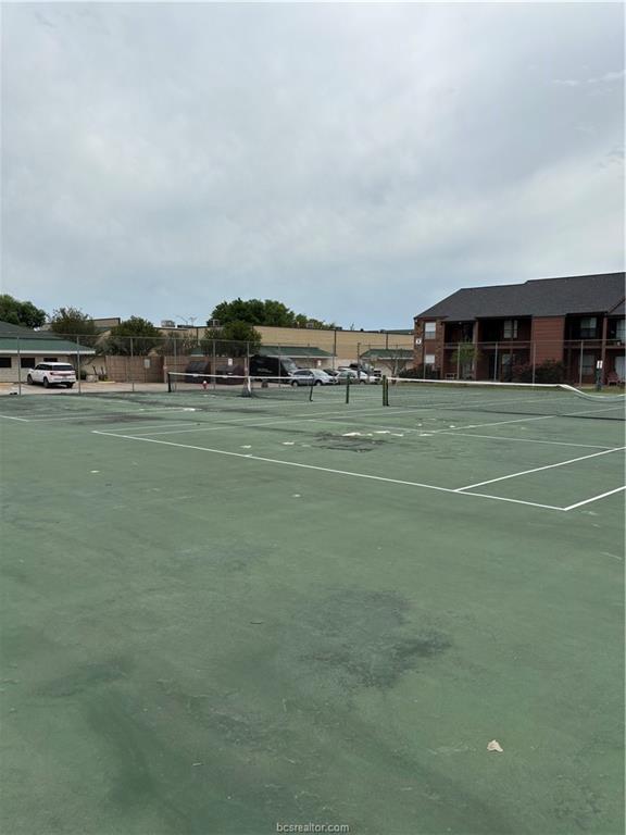 view of tennis court