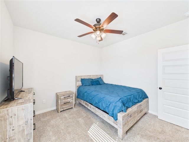 3903 Brownway Ct, College Station, TX 77845 - bedroom featuring carpet flooring, baseboards, and ceiling fan