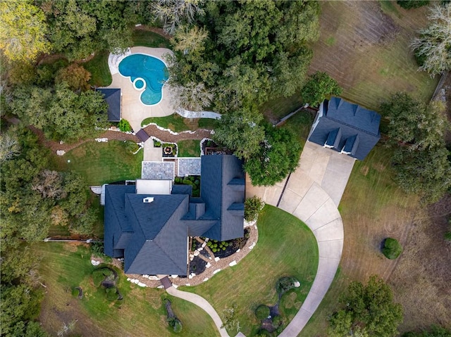 drone / aerial view