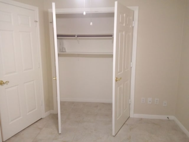 view of closet