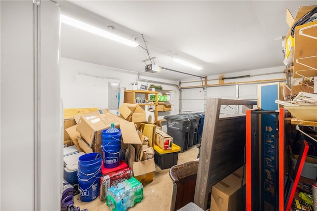 3807 Meadow View Dr, College Station, TX 77845 - garage featuring a garage door opener and electric panel