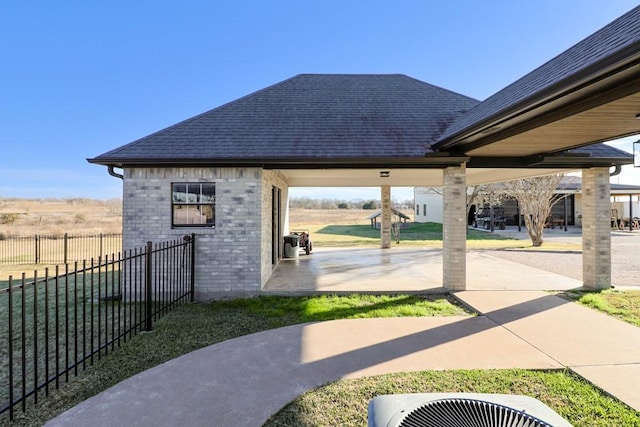 surrounding community featuring a patio area