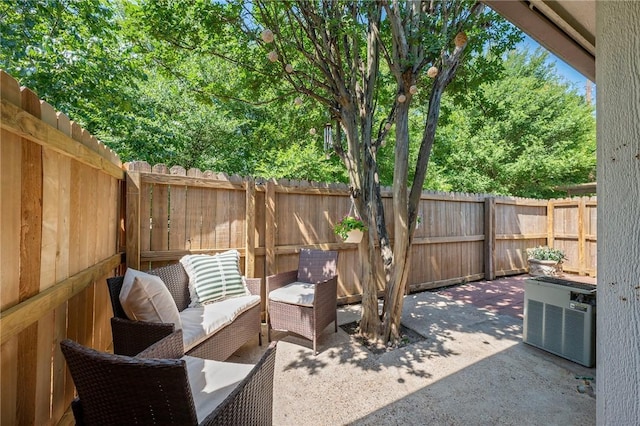 2800 Longmire Dr Unit 22, College Station, TX 77845 - view of patio / terrace featuring a fenced backyard