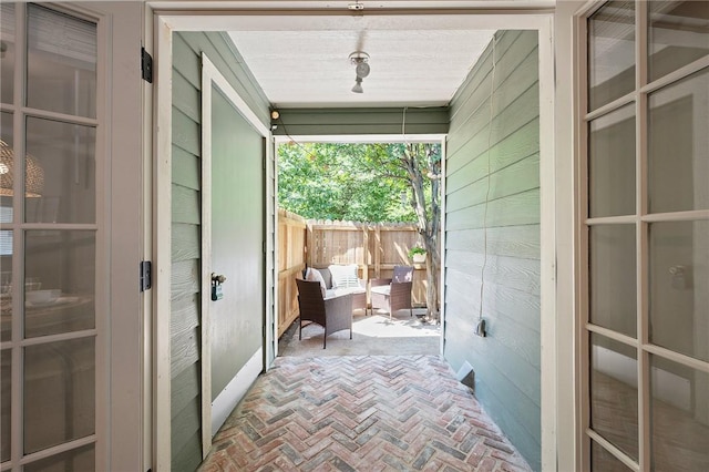 2800 Longmire Dr Unit 22, College Station, TX 77845 - view of patio / terrace featuring fence and covered porch
