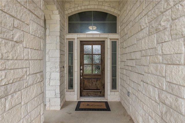 4507 Tonbridge Dr, College Station, TX 77845 - entrance to property with stone siding